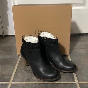 OluKai Black Ankle Boots